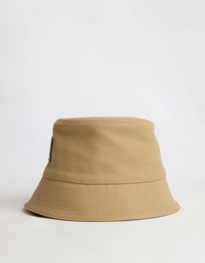 Stitched Brim Canvas Bucket Hat
