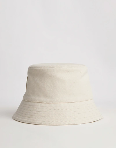 Stitched Brim Canvas Bucket Hat