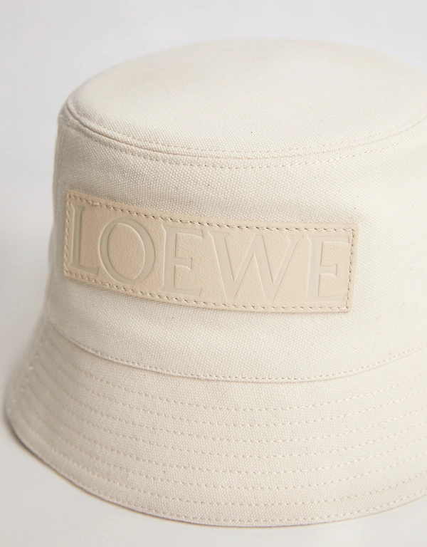 Loewe 車線壓紋帆布漁夫帽