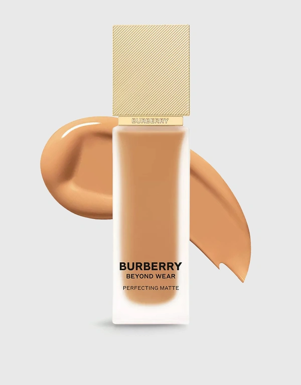 Burberry Beauty Beyond Wear Perfecting Matte Foundation-100 Medium Deep Warm