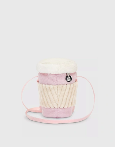 Amuseable Pink Coffee To Go Cross-Body Bag
