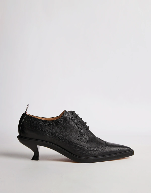 Thom browne Pebble Grain Leather Oxfords Low Heeled