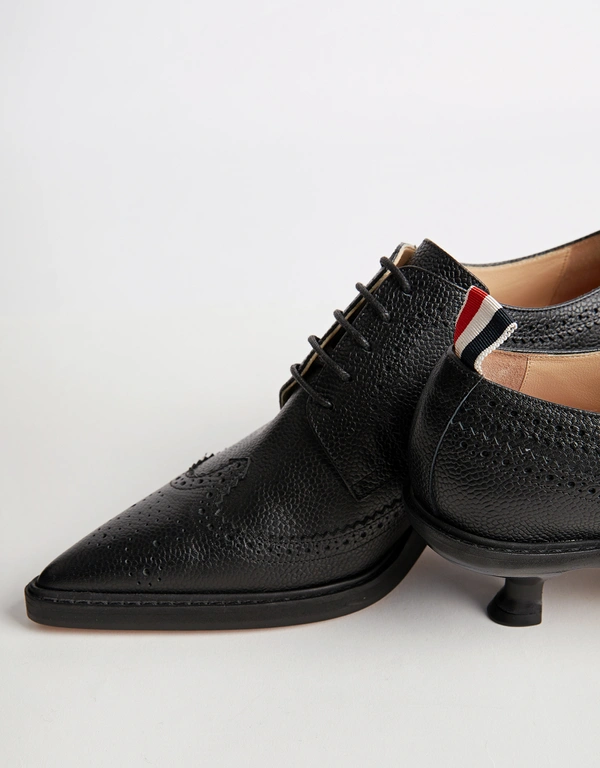 Thom browne Pebble Grain Leather Oxfords Low Heeled