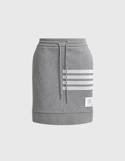 Four Bar Mini Skirt-Grey