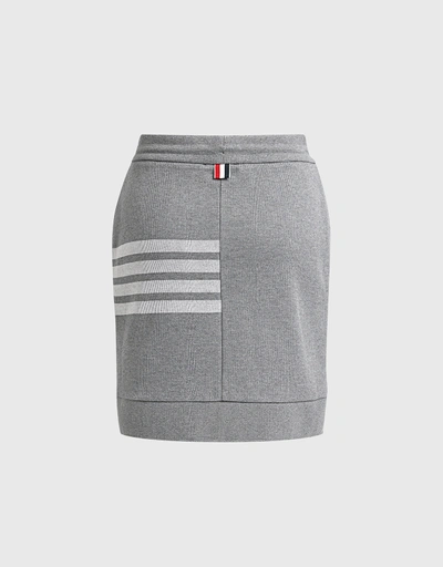 Four Bar Mini Skirt-Grey
