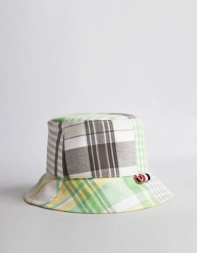 格紋漁夫帽