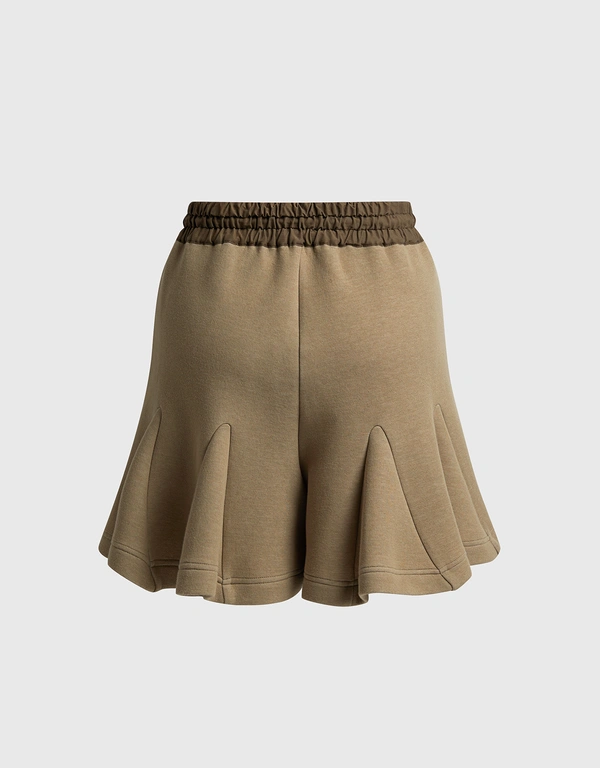 Sacai Knitted Flared Shorts