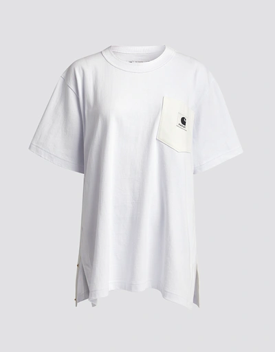 Carhartt WIP White Cotton T-Shirt