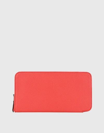 Hermès Silk'In Classic Epsom Leather Long Wallet-Autumn