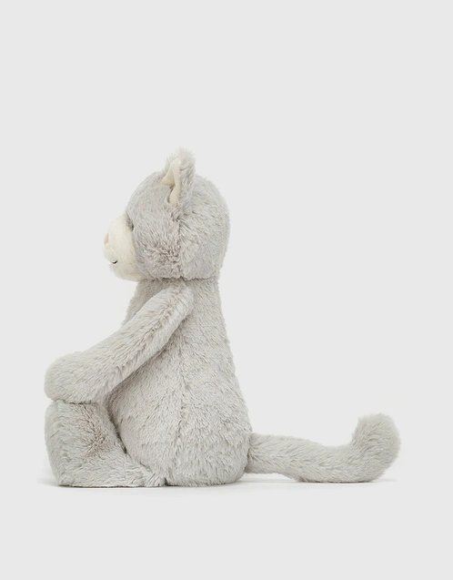 Bashful Grey Kitty Soft Toy 31cm
