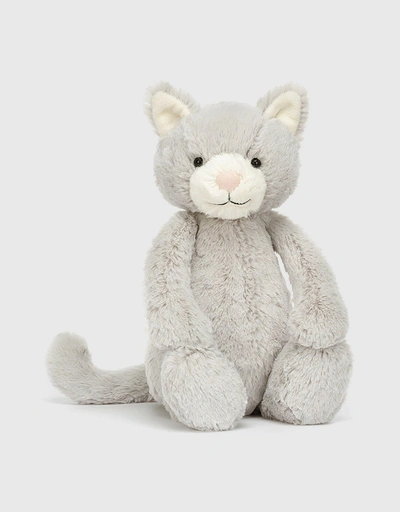 Bashful Grey Kitty Soft Toy 31cm