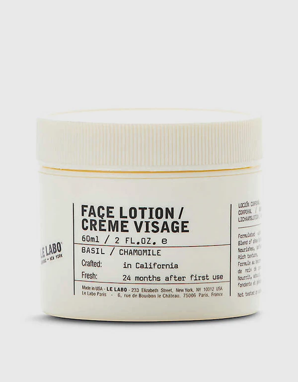 Le Labo Basil Face Lotion Day and Night Cream 60ml