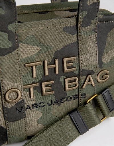 The Small Jacquard Camo Tote Bag