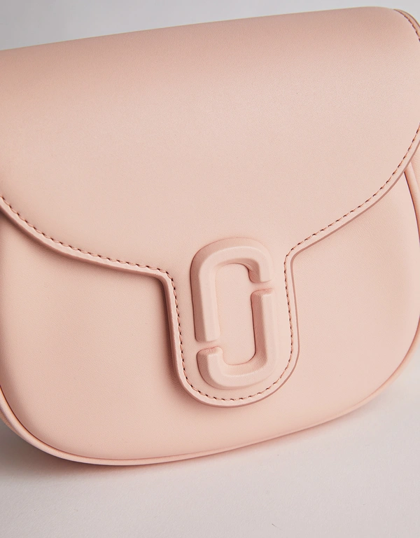 Marc Jacobs The Leather Covered J Marc Small Saddle Bag