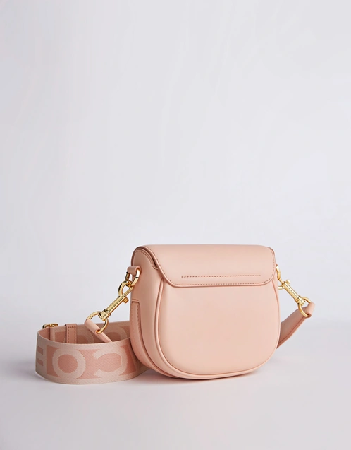 The Leather Covered J Marc Saddle Bag