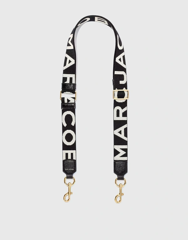 Marc Jacobs The Thin Logo Webbing Strap