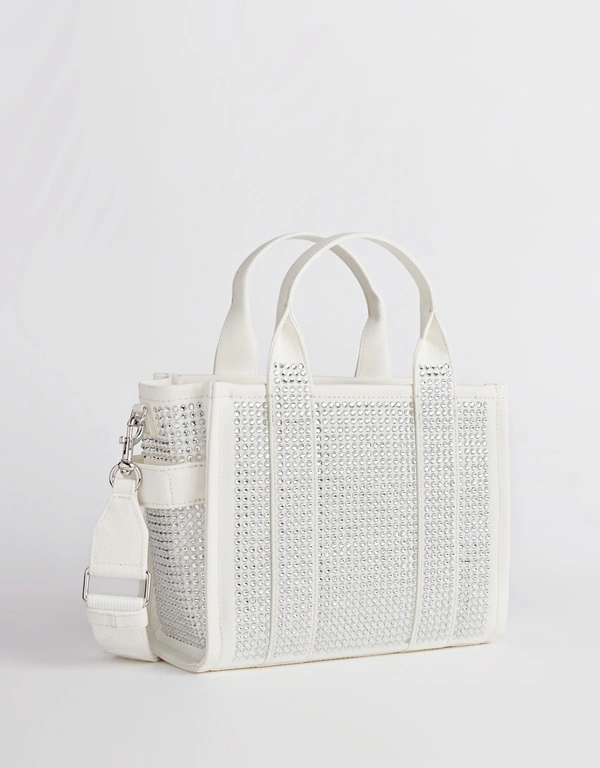 Marc Jacobs The Small Crystal Canvas Tote Bag