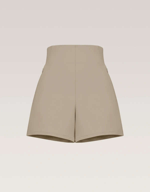 Michi Woke Wrinkle High-Rised Resistant Shorts