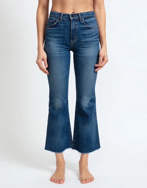 ASKK NY Geek Cropped Flared Jeans