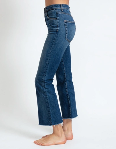 Geek Cropped Flared Jeans