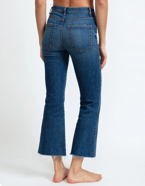 ASKK NY Geek Cropped Flared Jeans
