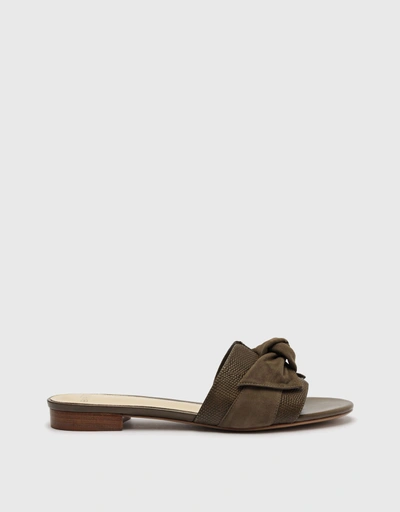 Maxi Clarita Flat Sandals-Pebble
