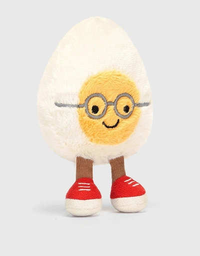 Amuseable Geek Boiled Egg Soft Toy 14cm