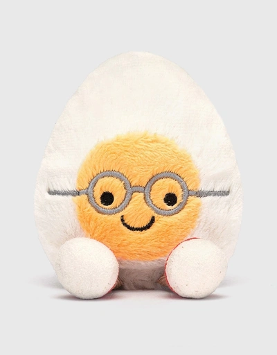 Amuseable Geek Boiled Egg Soft Toy 14cm