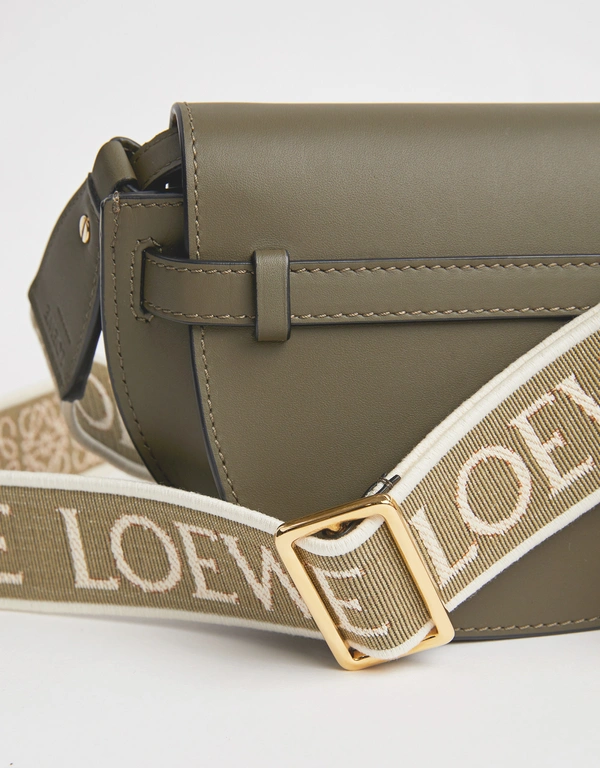 Loewe Gate Mini Soft Calfskin And Jacquard Dual Bag
