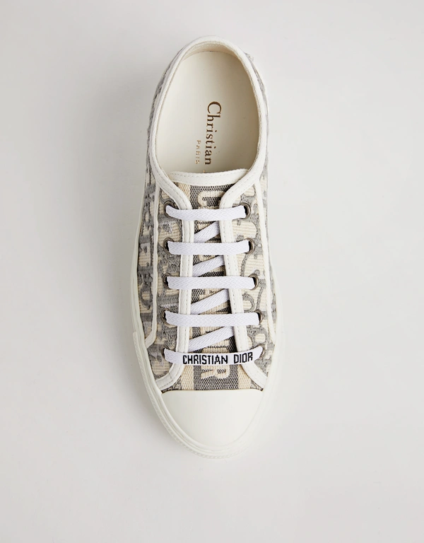 Dior Walk'n'Dior Cotton Embroidered Motif Sneakers