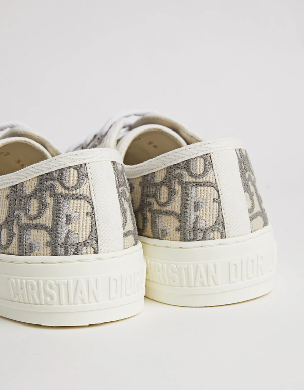 Dior Walk'n'Dior Cotton Embroidered Motif Sneakers