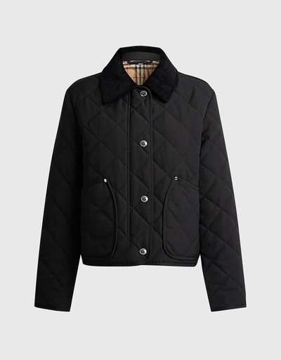 Thermoregulated Barn Quilted Cropped Jacket