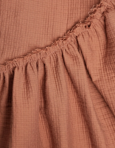 Bonnie Ruffled Wrap Midi Skirt