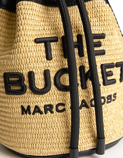 The Bucket Woven Crossbody Bag