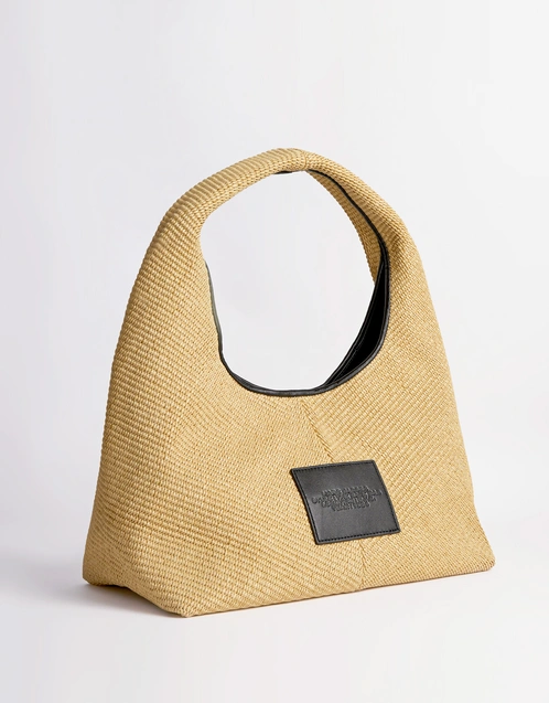 The Sack Woven Shoulder Bag