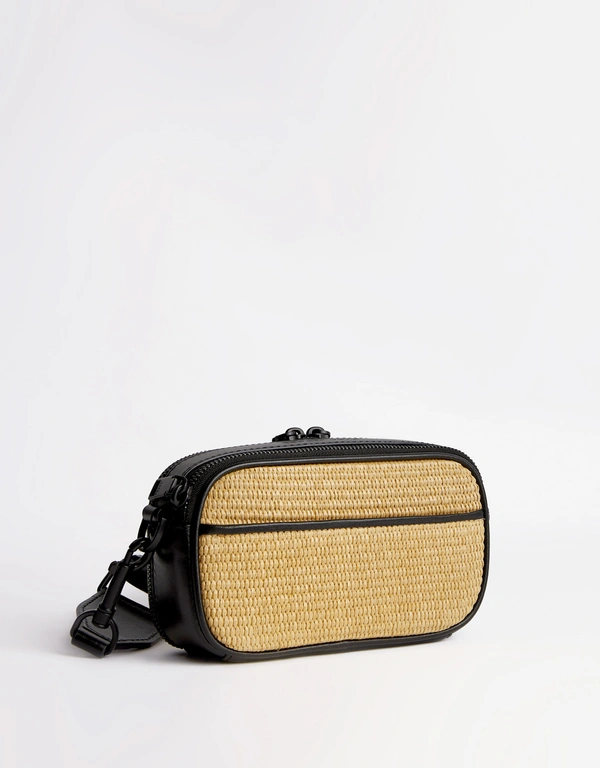 Marc Jacobs The Snapshot Saffiano Woven Camera Bag