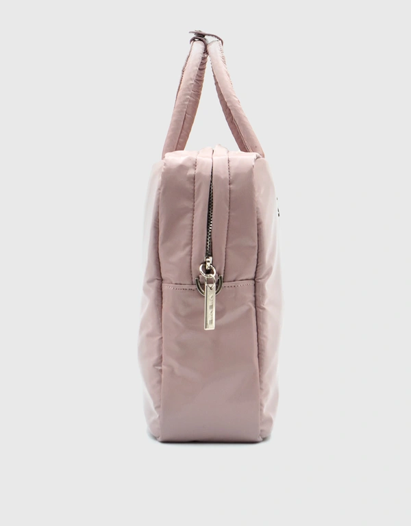 YIEYIE Bell Square Cross Body Bag-Stone Pink