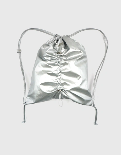Nova Drawstring Backpack-Stone Silver