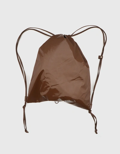 Nova Drawstring Backpack-Stone Brown