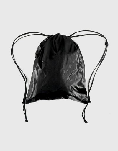 Nova Drawstring Backpack-Jet Black