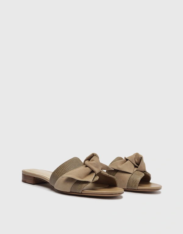 Alexandre Birman Maxi Clarita Flat Sandals-Semolina