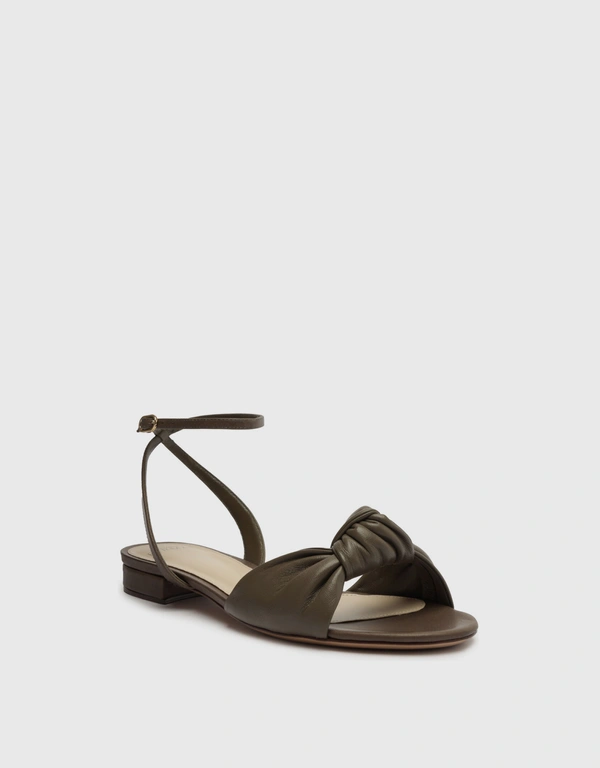 Alexandre Birman Kace Flat Sandals-Pebble