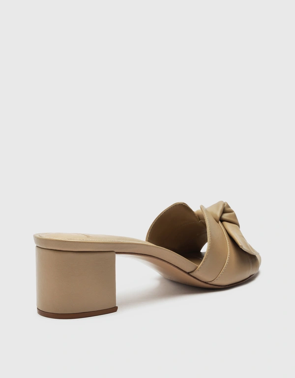 Alexandre Birman Maxi Clarita 45 Block-Heeled Sandals-Semolina
