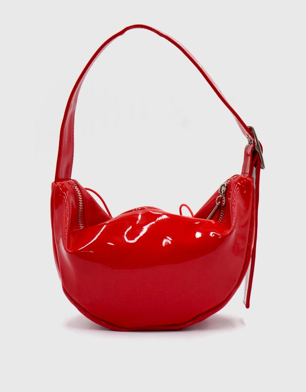YIEYIE Sasha Shoulder Bag-Glam Red