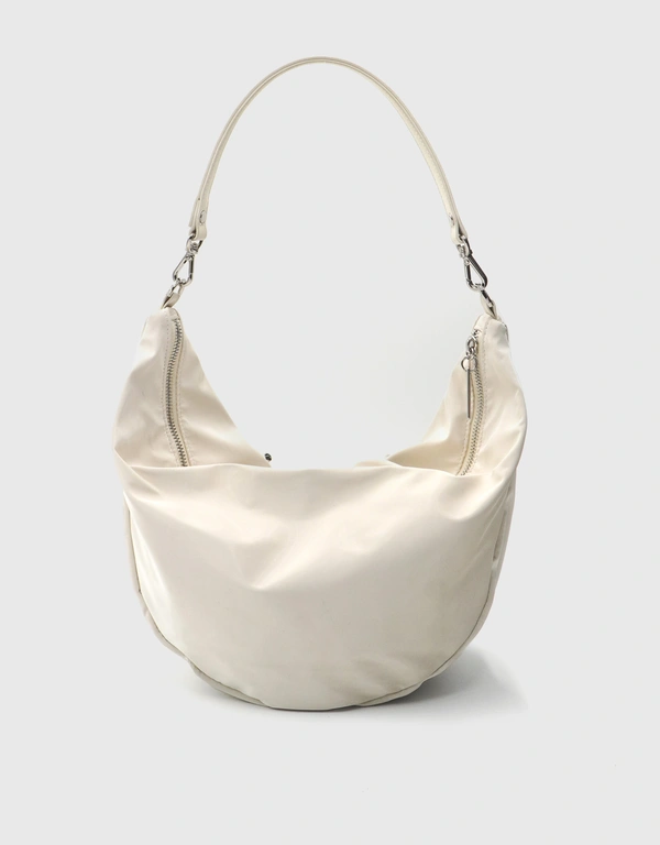 YIEYIE Sophia Shoulder Bag-Glossy Ivory