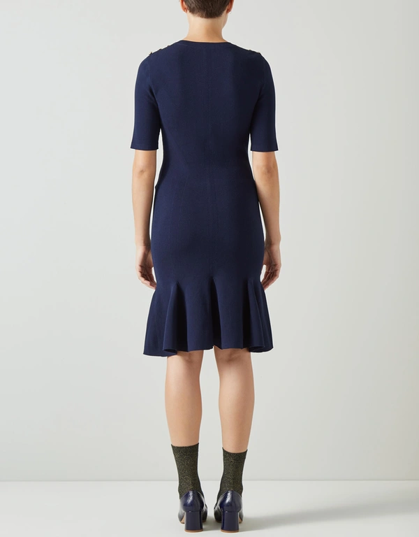 LK Bennett Annmarie knitted Knee Length Dress