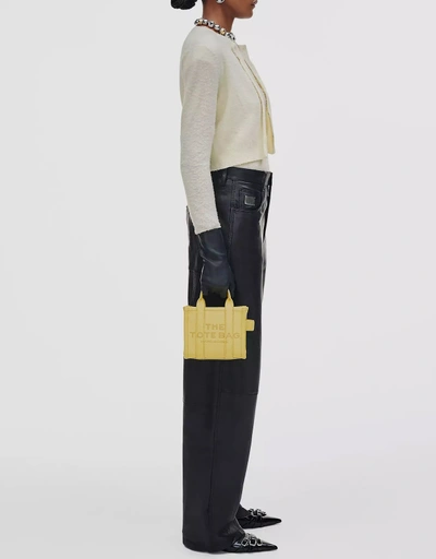 The Mini Leather Crossbody Tote Bag