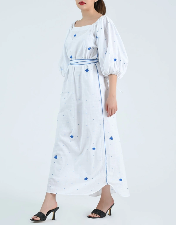Fanm Mon Nilufer Maxi Dress-White