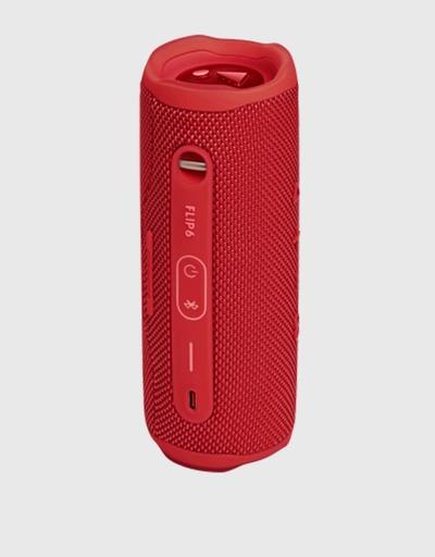 Flip 6 Portable Bluetooth Speaker-Red