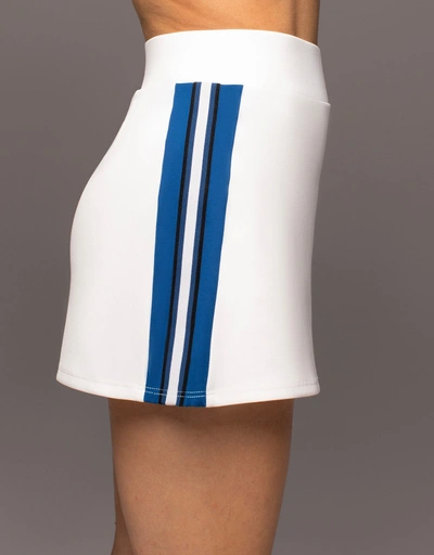 Arc Performance Tennis Mini Skirt-White Seaside